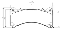 Load image into Gallery viewer, Performance Brake Pads for 6 Piston Caliper (Carbon Ceramic)